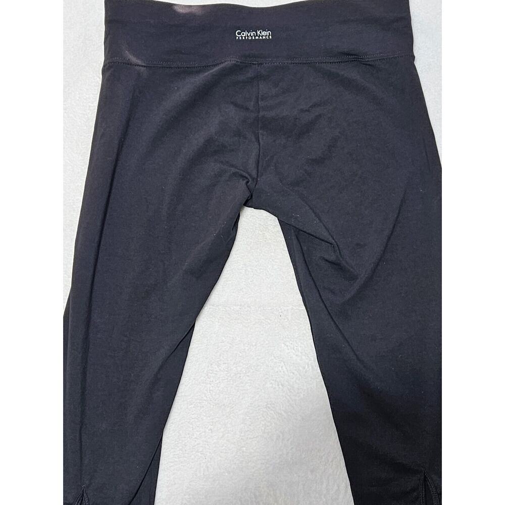 Calvin Klein Performance Quick Dry Leggings Black Size Small EUC - Picture 7 of 10